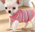 Pure Cotton Ribbed Sleeveless Dog Vest