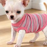 Pure Cotton Ribbed Sleeveless Dog Vest