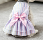 Striped Bow-Jack Ruffle Princess Dress (Two-Piece Set) - Image 2