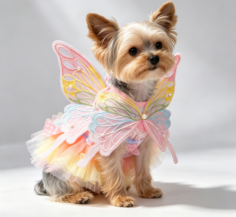 13 Rainbow Bow Tutu Skirt (Thin Summer) - Image 1
