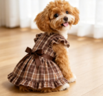 Ruffled Plaid Dress - Image 2
