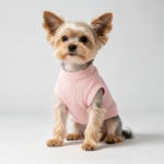Pink Stretch Cotton Puppy Shirt – Medium