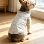Daisy Print Pure Cotton Short-Sleeve T-Shirts – Small Dog 2-Piece Set