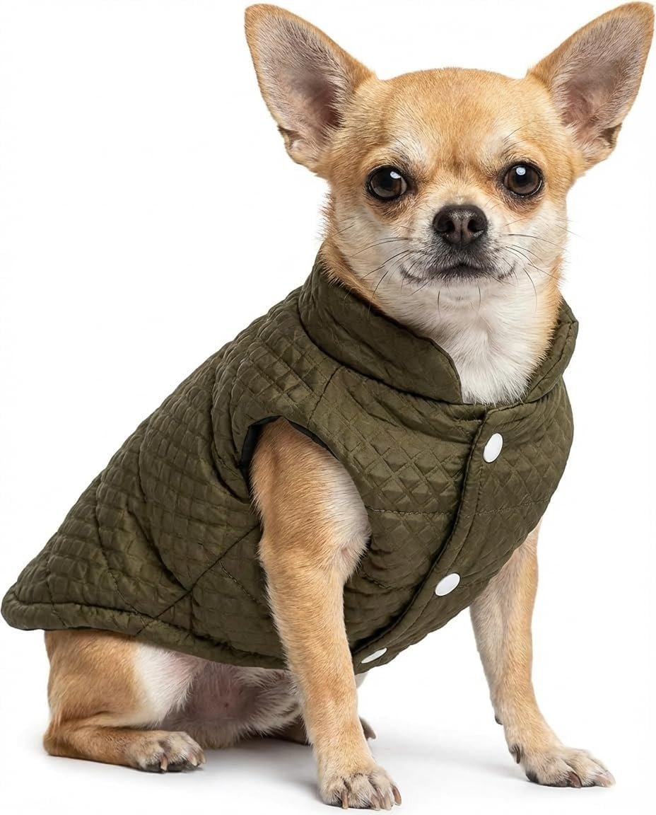 613ljRyMfWL._AC_SL1152_.jpg Lightweight and Warm Small Dog Winter Jacket - Image 1