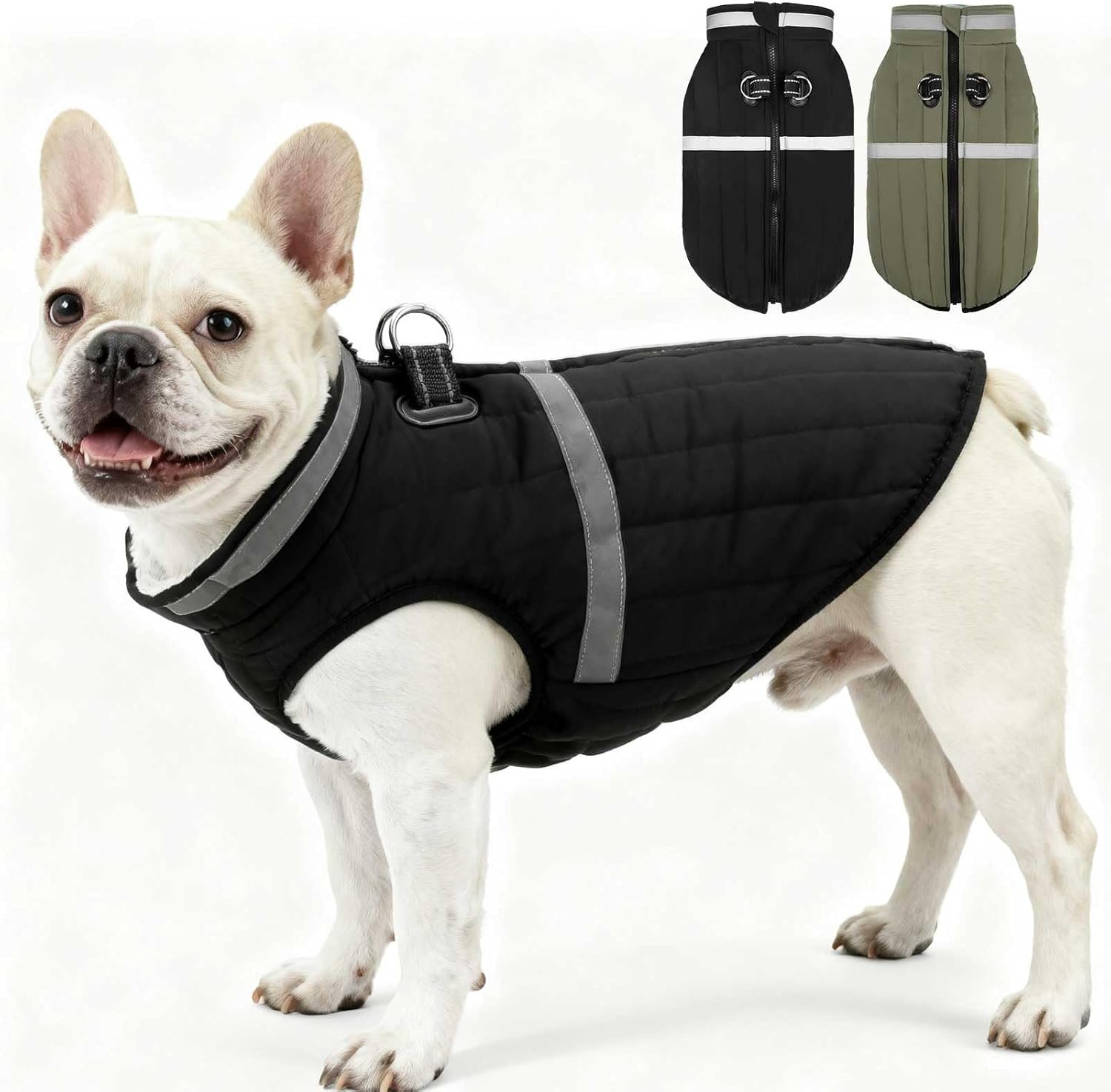 61x-a8YykJL._AC_SL1500_.jpg Thickened Waterproof Fleece Lined Snowsuit (Built-in Chest Harness) - Image 1