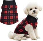Plaid Fleece Puppy Pullover