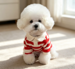 Red Pure Cotton Polo Pet T-Shirt – Size XS (0.8-1.4kg)