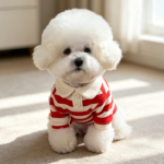 Red Pure Cotton Polo Pet T-Shirt – Size XS (0.8-1.4kg)