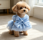 Pink Bow Sleeveless Summer Dress – Small Dogs
