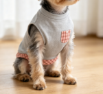Waffle Sleeveless Pet Vest – Medium (Pocket Plaid Patchwork)